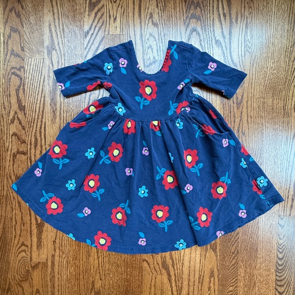 Hanna Andersson Other - Hanna Andersson Floral Scoop Back Twirl Dress 5